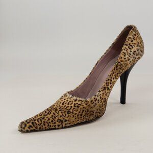 Teatro alla Scala Milano Leopard Ombre Faux Fur Heels Pumps